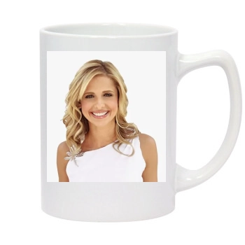 Sarah Michelle Gellar 14oz White Statesman Mug