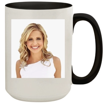 Sarah Michelle Gellar 15oz Colored Inner & Handle Mug