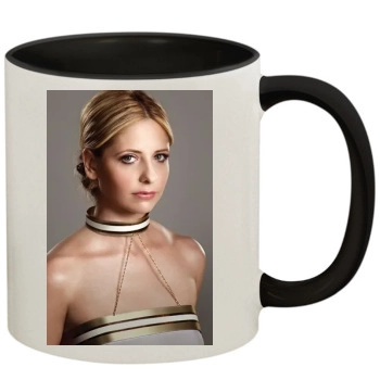 Sarah Michelle Gellar 11oz Colored Inner & Handle Mug