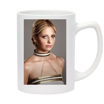 Sarah Michelle Gellar 14oz White Statesman Mug