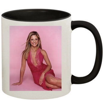 Sarah Michelle Gellar 11oz Colored Inner & Handle Mug