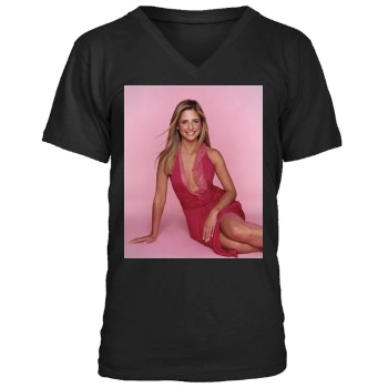 Sarah Michelle Gellar Men's V-Neck T-Shirt