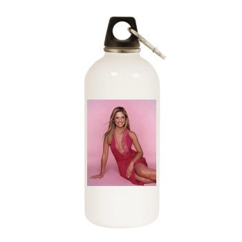 Sarah Michelle Gellar White Water Bottle With Carabiner