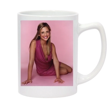 Sarah Michelle Gellar 14oz White Statesman Mug