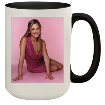 Sarah Michelle Gellar 15oz Colored Inner & Handle Mug