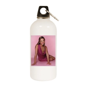 Sarah Michelle Gellar White Water Bottle With Carabiner