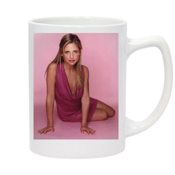 Sarah Michelle Gellar 14oz White Statesman Mug