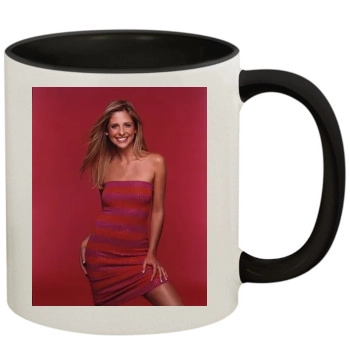 Sarah Michelle Gellar 11oz Colored Inner & Handle Mug