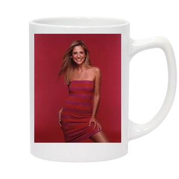 Sarah Michelle Gellar 14oz White Statesman Mug