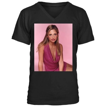 Sarah Michelle Gellar Men's V-Neck T-Shirt