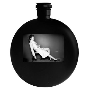 Scarlett Johansson Round Flask