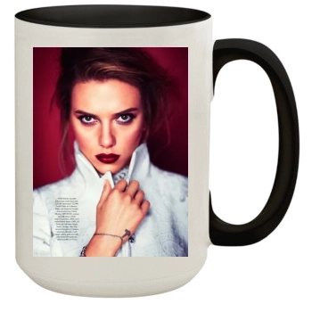 Scarlett Johansson 15oz Colored Inner & Handle Mug