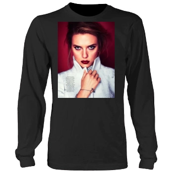 Scarlett Johansson Men's Heavy Long Sleeve TShirt