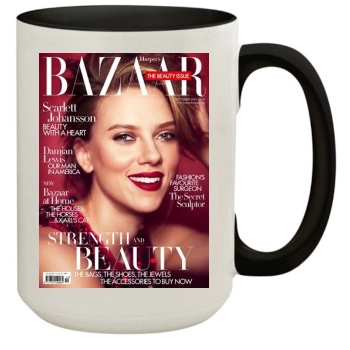 Scarlett Johansson 15oz Colored Inner & Handle Mug