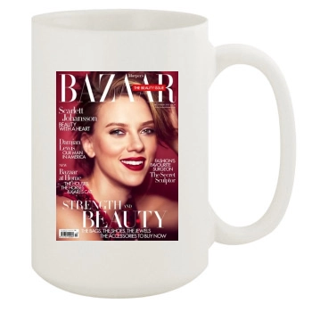 Scarlett Johansson 15oz White Mug