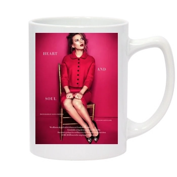 Scarlett Johansson 14oz White Statesman Mug