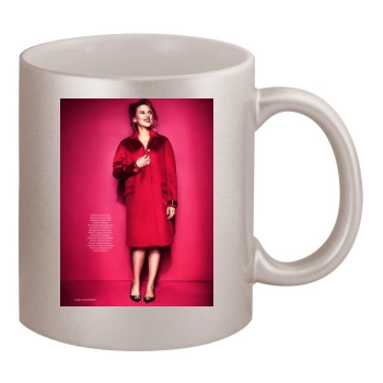 Scarlett Johansson 11oz Metallic Silver Mug