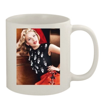 Scarlett Johansson 11oz White Mug