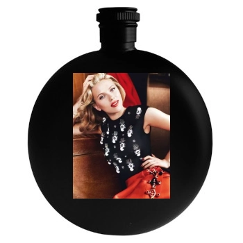 Scarlett Johansson Round Flask