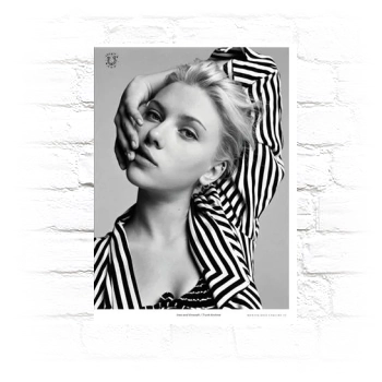 Scarlett Johansson Metal Wall Art