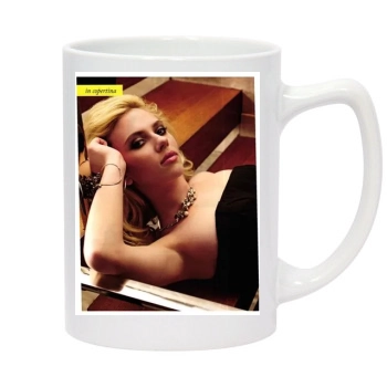 Scarlett Johansson 14oz White Statesman Mug