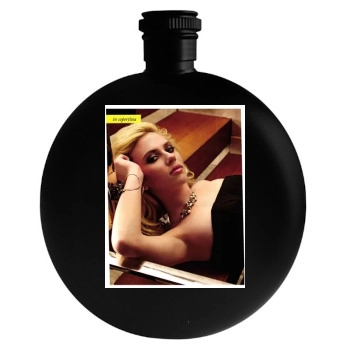 Scarlett Johansson Round Flask