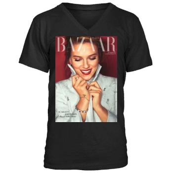 Scarlett Johansson Men's V-Neck T-Shirt