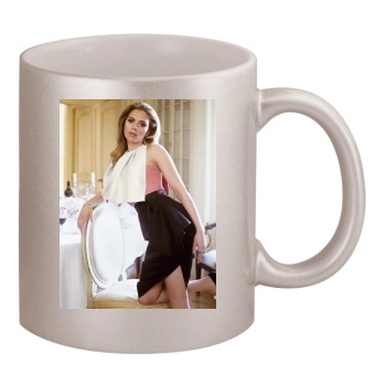 Scarlett Johansson 11oz Metallic Silver Mug