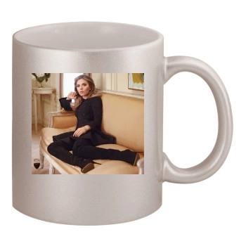 Scarlett Johansson 11oz Metallic Silver Mug