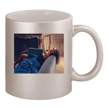 Scarlett Johansson 11oz Metallic Silver Mug