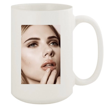 Scarlett Johansson 15oz White Mug