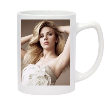 Scarlett Johansson 14oz White Statesman Mug