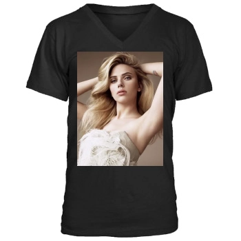 Scarlett Johansson Men's V-Neck T-Shirt