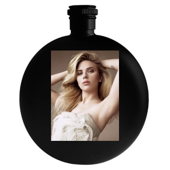 Scarlett Johansson Round Flask