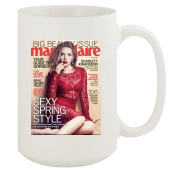 Scarlett Johansson 15oz White Mug