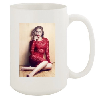 Scarlett Johansson 15oz White Mug