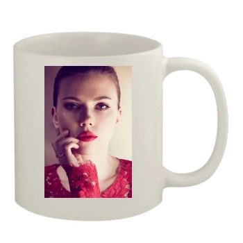 Scarlett Johansson 11oz White Mug