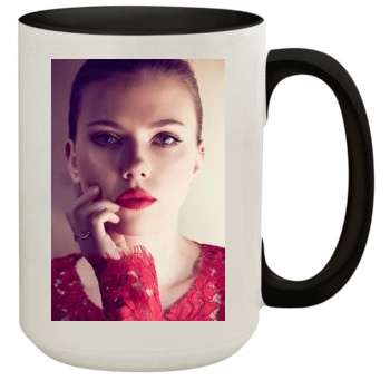 Scarlett Johansson 15oz Colored Inner & Handle Mug