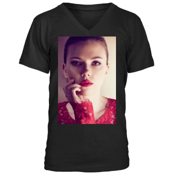 Scarlett Johansson Men's V-Neck T-Shirt