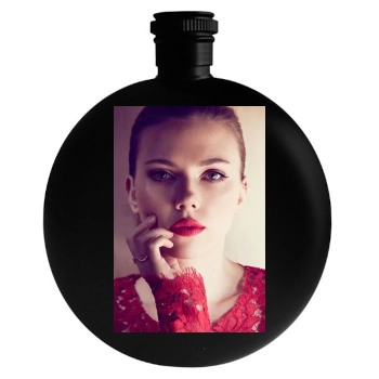 Scarlett Johansson Round Flask