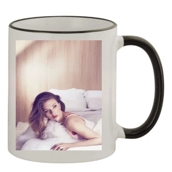 Scarlett Johansson 11oz Colored Rim & Handle Mug