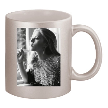 Scarlett Johansson 11oz Metallic Silver Mug