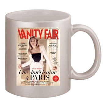 Scarlett Johansson 11oz Metallic Silver Mug