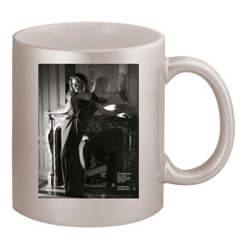 Scarlett Johansson 11oz Metallic Silver Mug