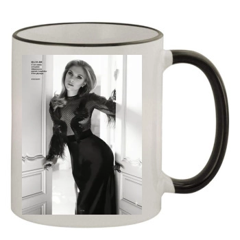 Scarlett Johansson 11oz Colored Rim & Handle Mug