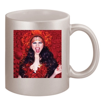 Selena Gomez 11oz Metallic Silver Mug