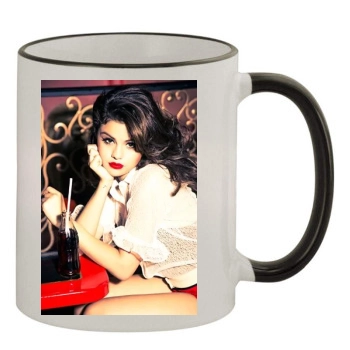 Selena Gomez 11oz Colored Rim & Handle Mug