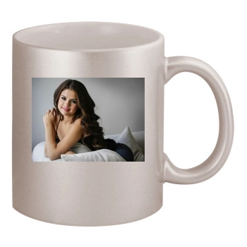 Selena Gomez 11oz Metallic Silver Mug