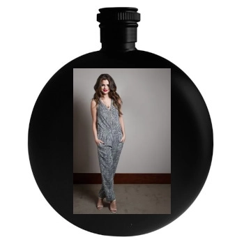 Selena Gomez Round Flask