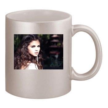 Selena Gomez 11oz Metallic Silver Mug